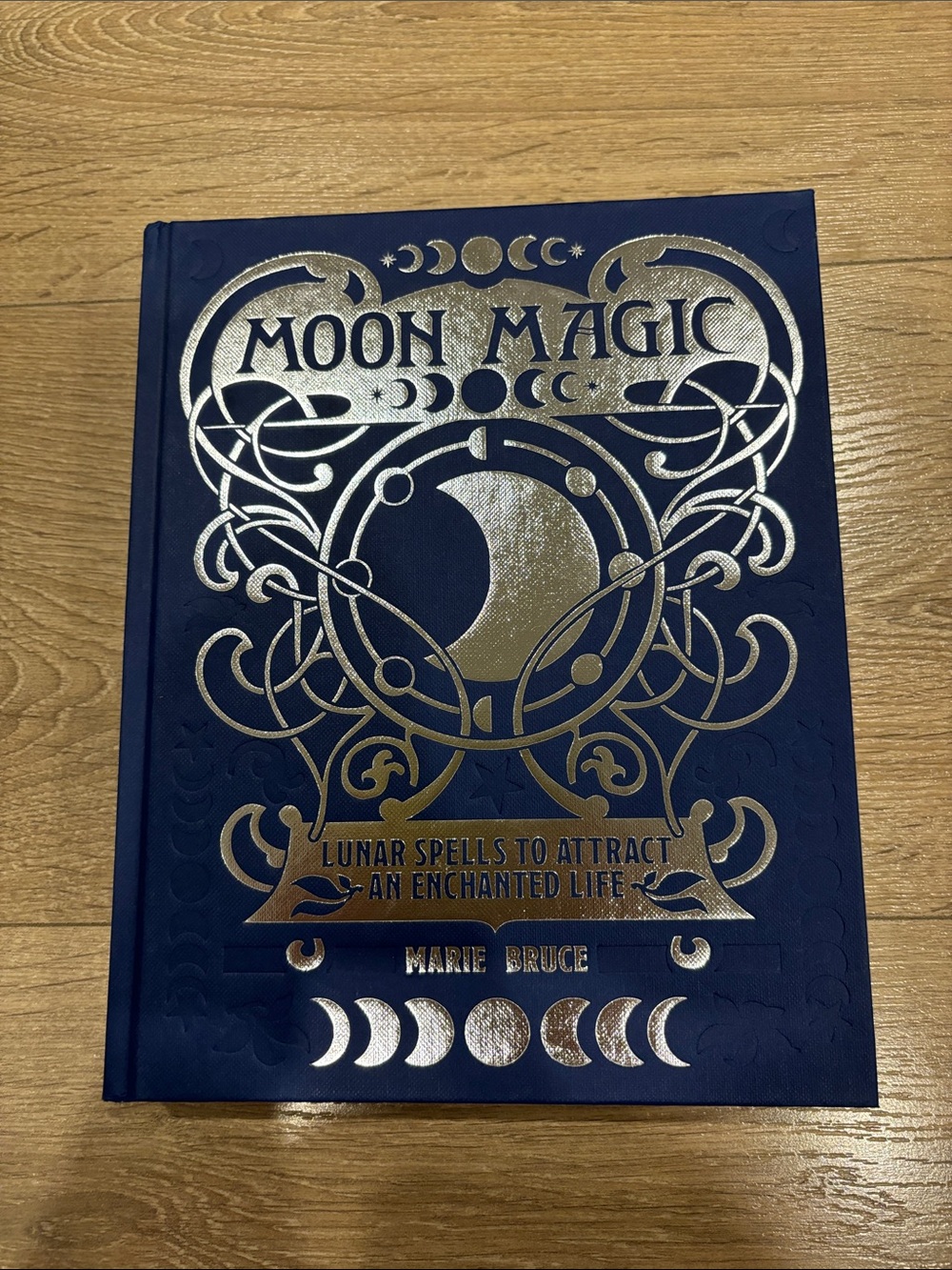 Moon Magic Hardcover Book - Navy with Gold Foil